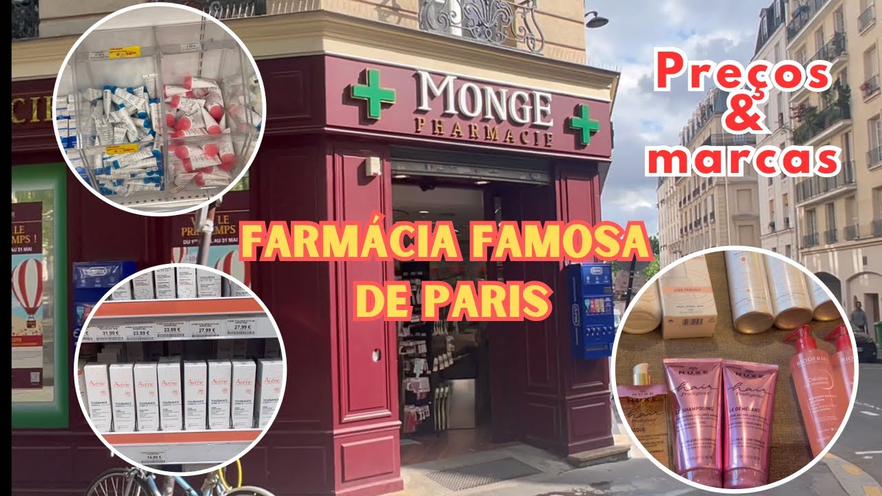 Como é a farmácia mais famosa de Paris! O que comprar e preços!! 😱