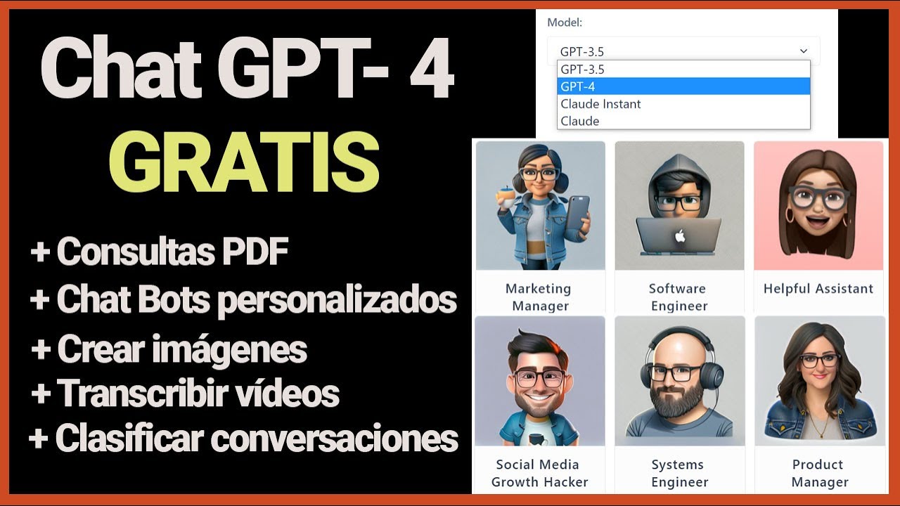 Chat GPT-4 GRATIS!!! 😱 + Consultas PDF + ChatBots + Crear Imágenes y MÁS - FOREFRONT AI