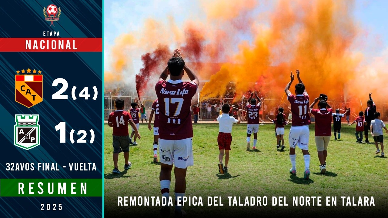 ATLÉTICO TORINO vs ATLÉTICO NACIONAL (2-1|4-2) | RESUMEN - 32avos VUELTA - Nacional | Copa Perú 2025