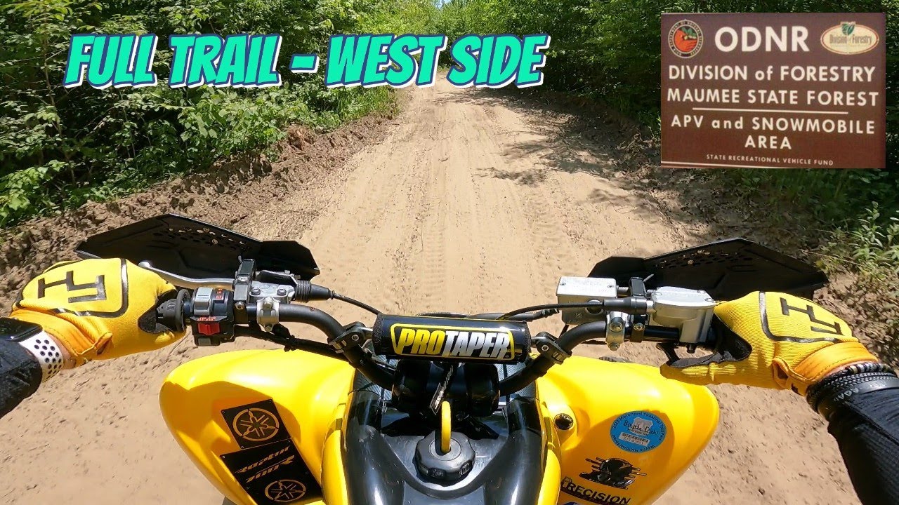 Maumee State Forest APV Area FULL trail WEST side  |  Raptor 700R