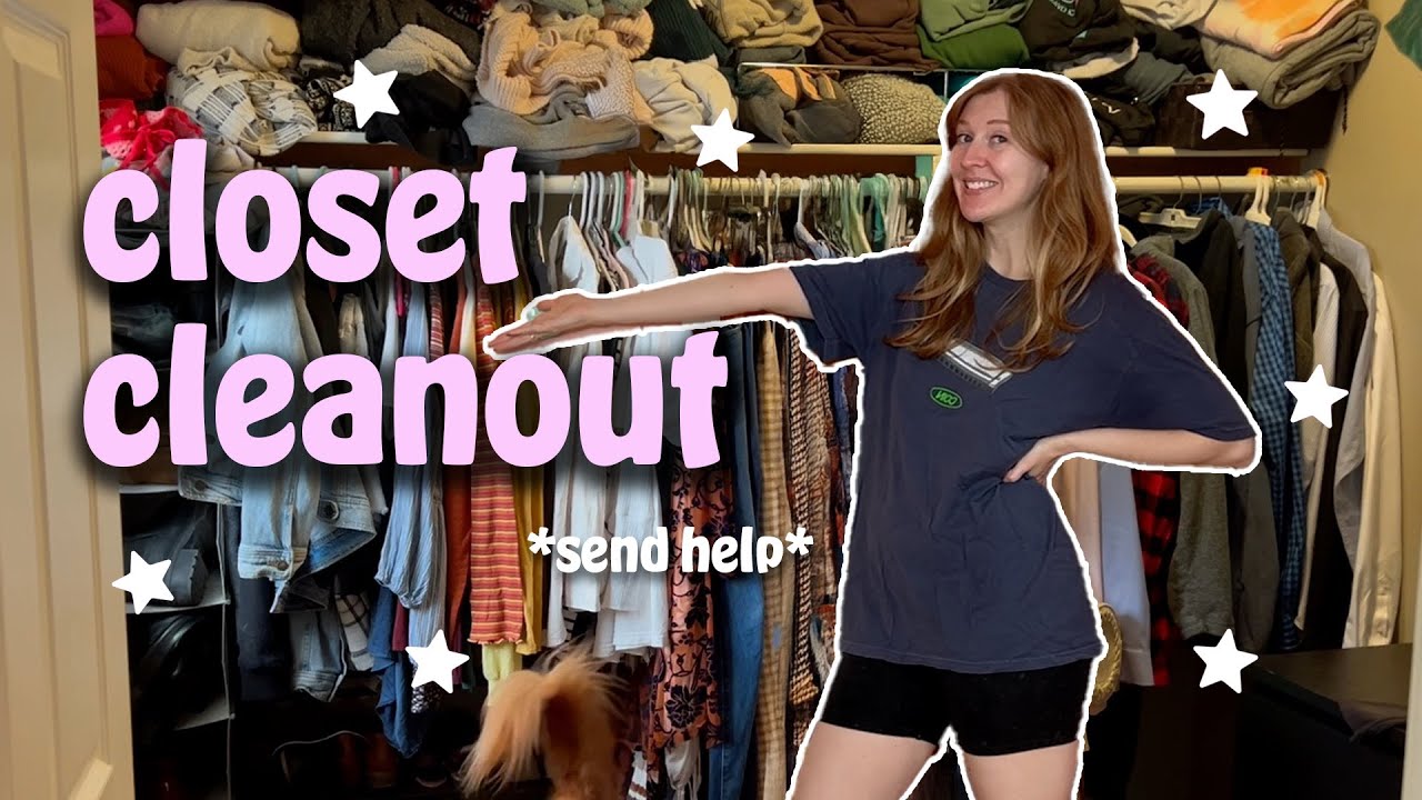 HUGE CLOSET CLEANOUT! *trying on and decluttering everything!*