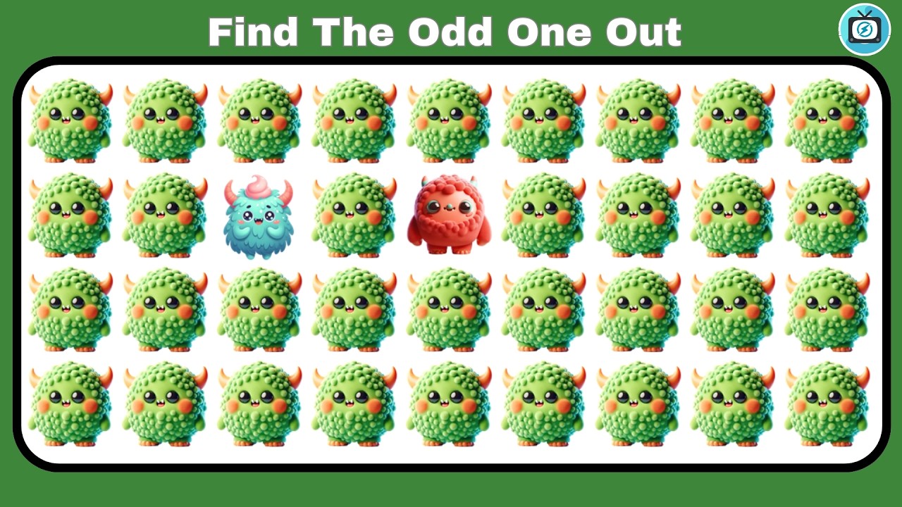 Find The Odd One Out | Can You Beat This Impossible Brain Challenge?