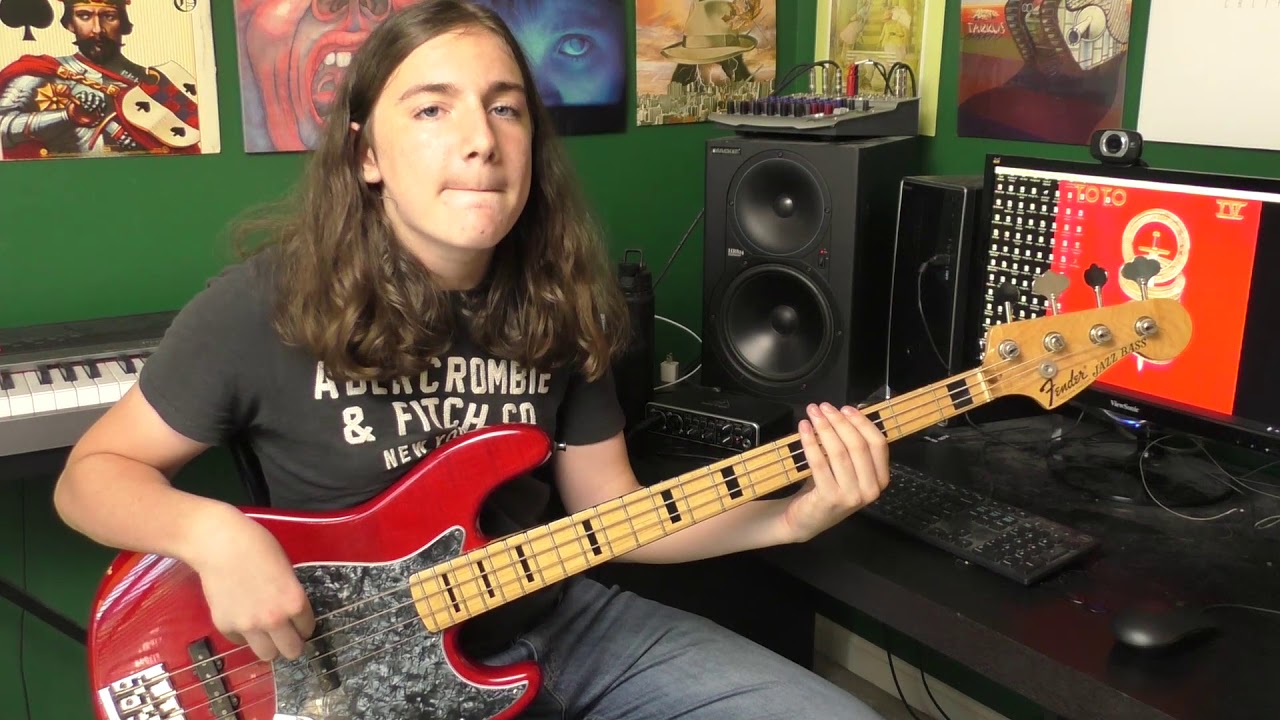 Toto -  Rosanna (bass cover)