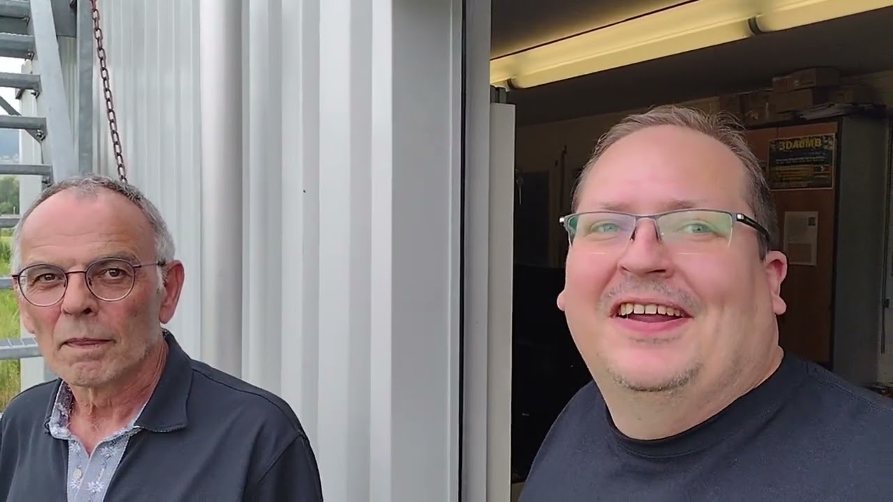 HB9Q EME Station visit by PR8KW and PY2RN JUN_2024