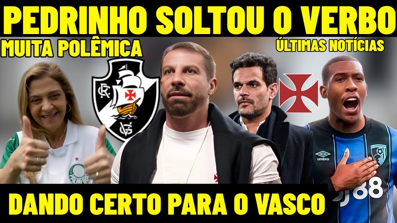 POL&Ecirc;MICA! PEDRINHO SOLTA OS CACHORROS E EXP&Otilde;E JORNALISTA! PODE DAR BOM PARA O VASCO! 100 MILH&Otilde;ES E+