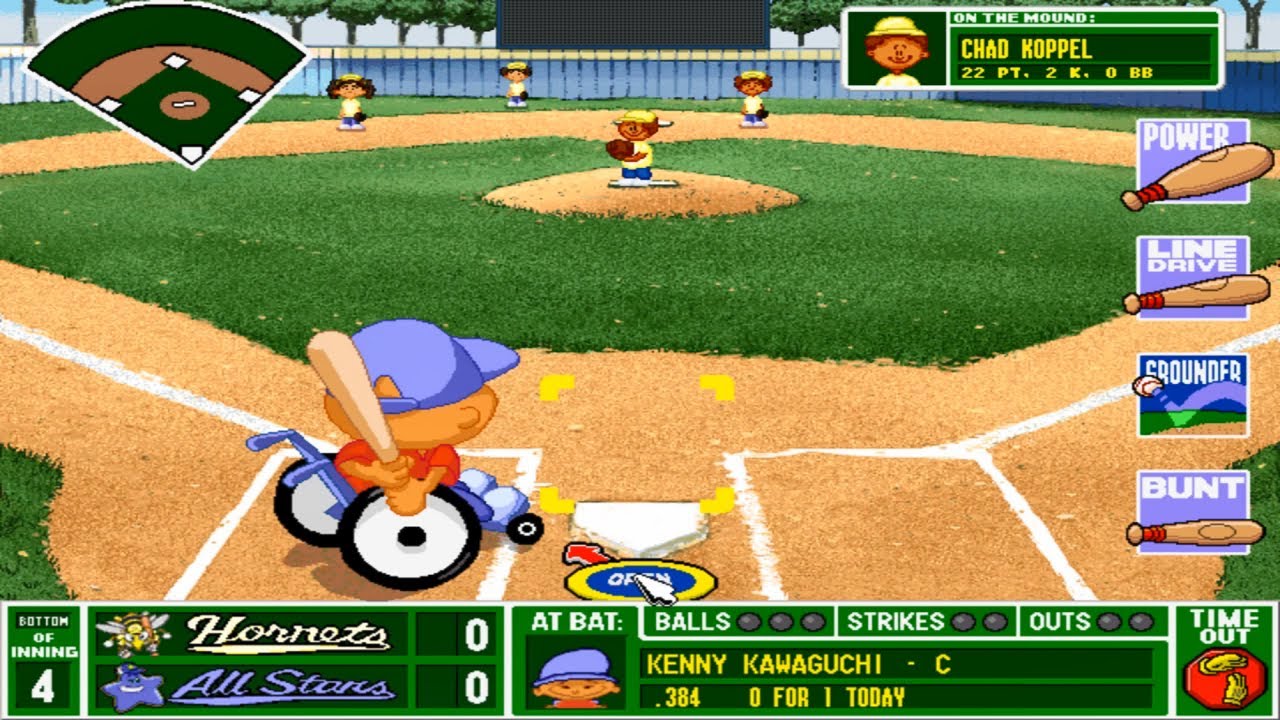 Backyard Baseball Streams - Season 1 (Game 5): The second fastest kid is in a wheelchair