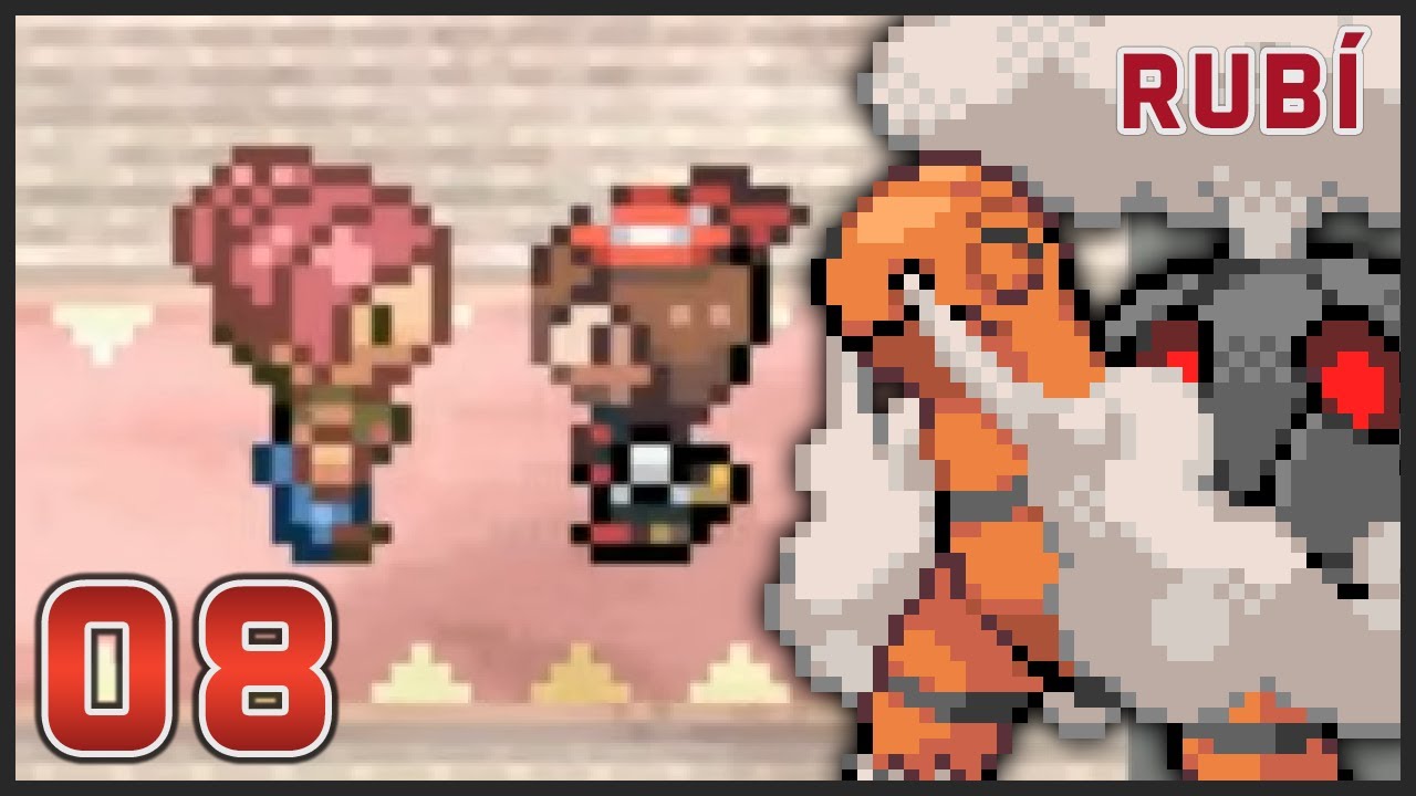 Pokémon Rubí Capítulo 8 - Vs Candela / Buscando el Meteorito