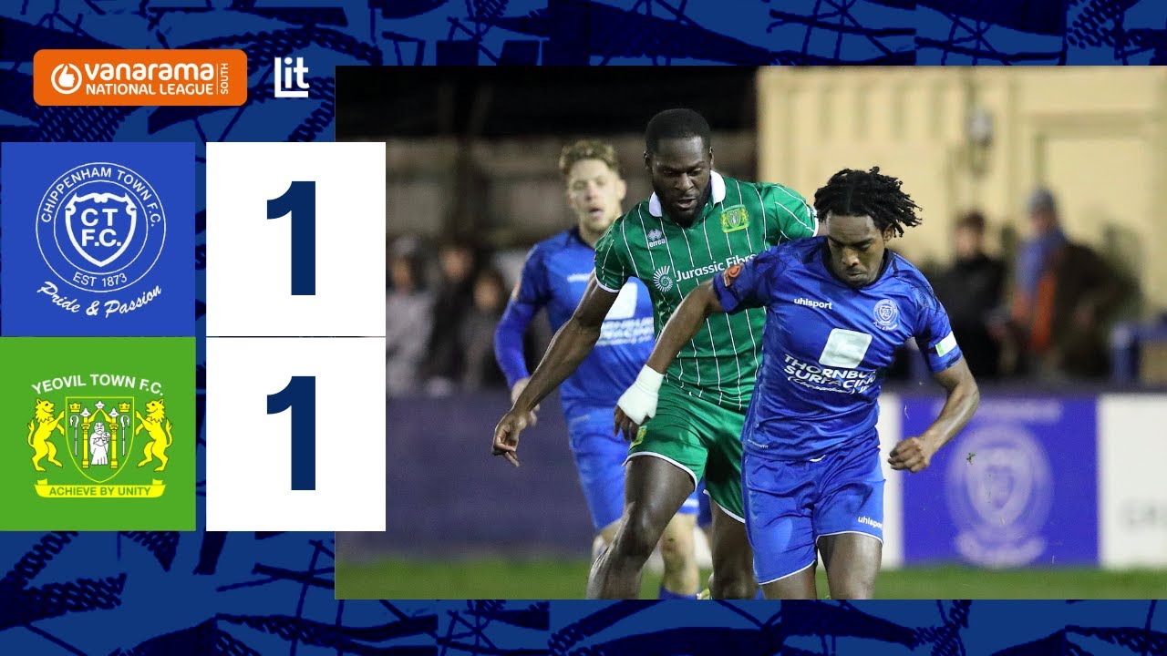 𝗠𝗮𝘁𝗰𝗵 𝗛𝗶𝗴𝗵𝗹𝗶𝗴𝗵𝘁𝘀 | Chippenham Town vs Yeovil Town | National League South, Tue 21st Nov 2023