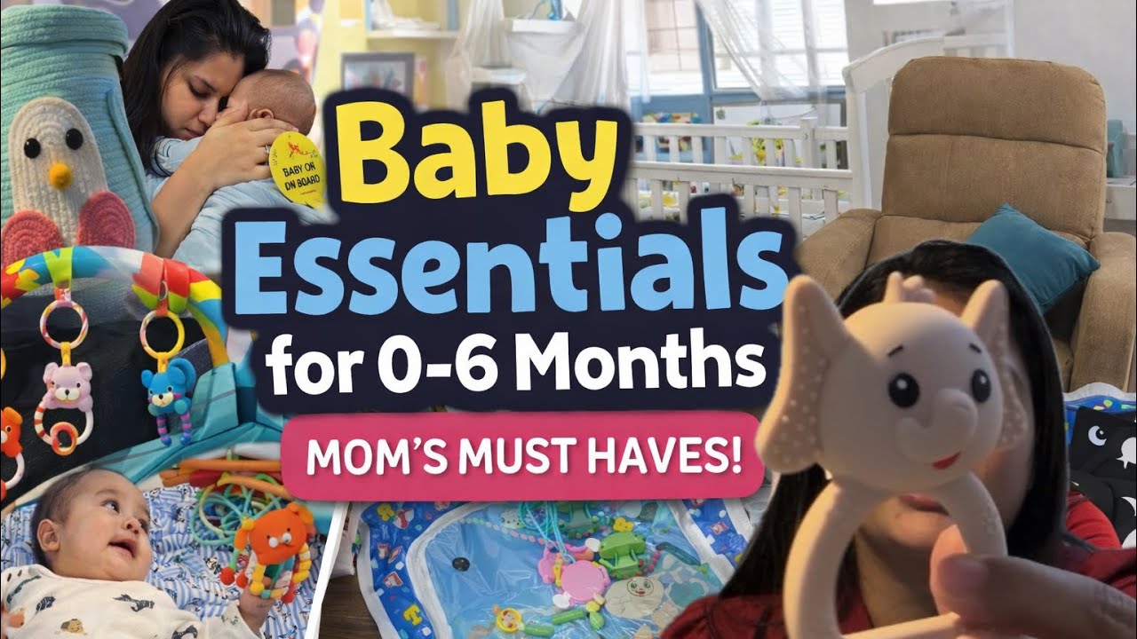 MY NEWBORN ESSENTIALS! I wish someone had told me this as a first time mum | Suja G