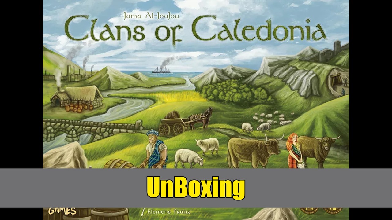 🏴 Распаковка настольной игры Clans of Caledonia! 🏴