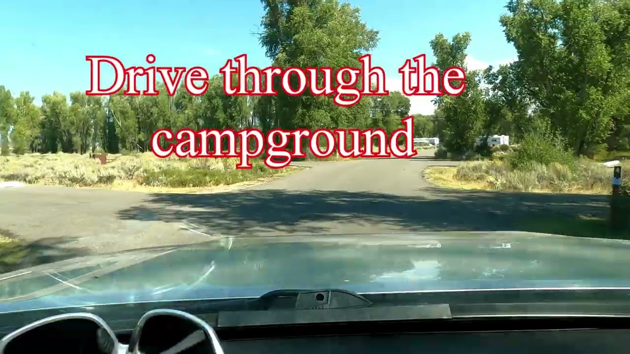 Camping in Gros Ventre Campground in Grand Teton NP.