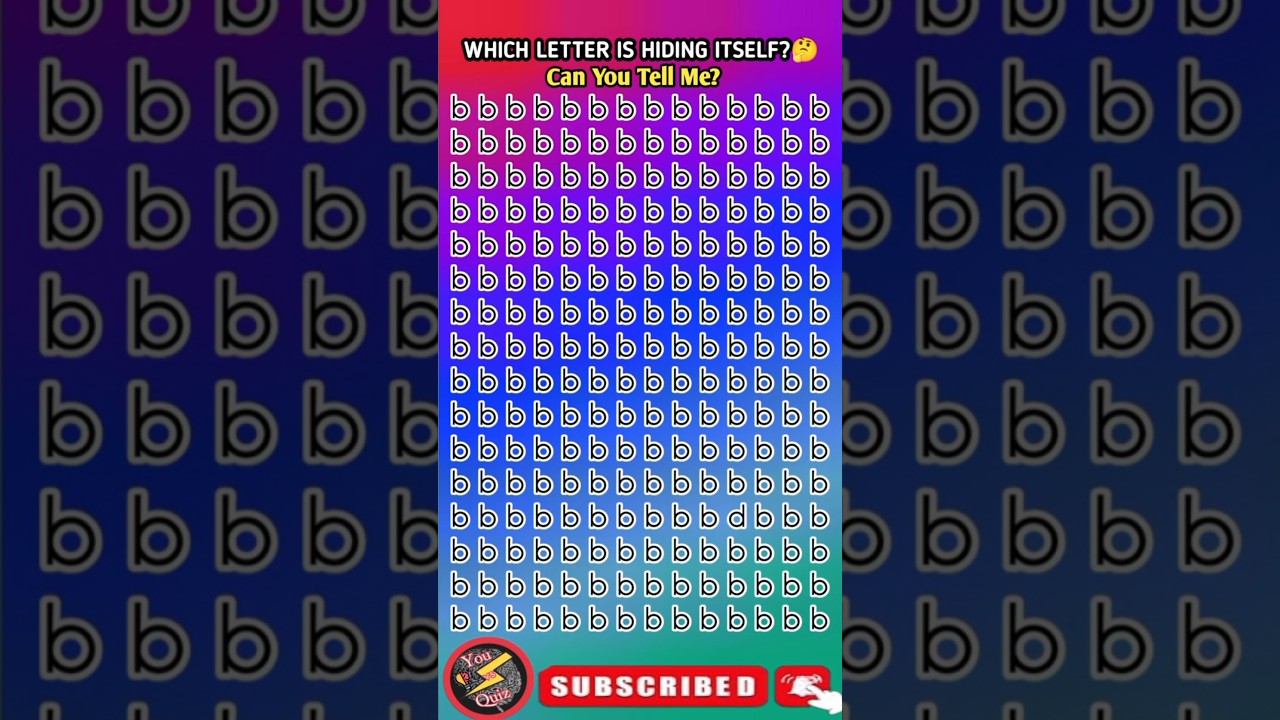 Odd One Out Challenge| Find the letter#shorts#shortsfeed#riddles#english#challenge