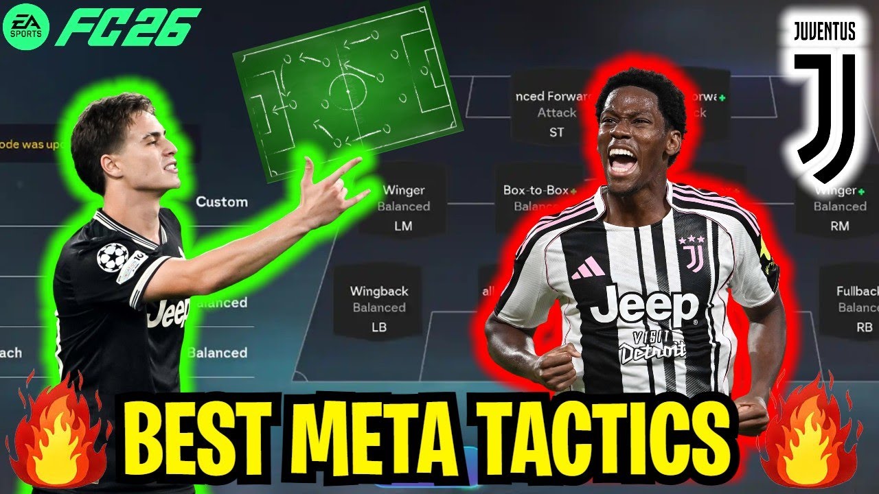 🏆BEST META TACTICS JUVENTUS TO DOMINATE IN FC26