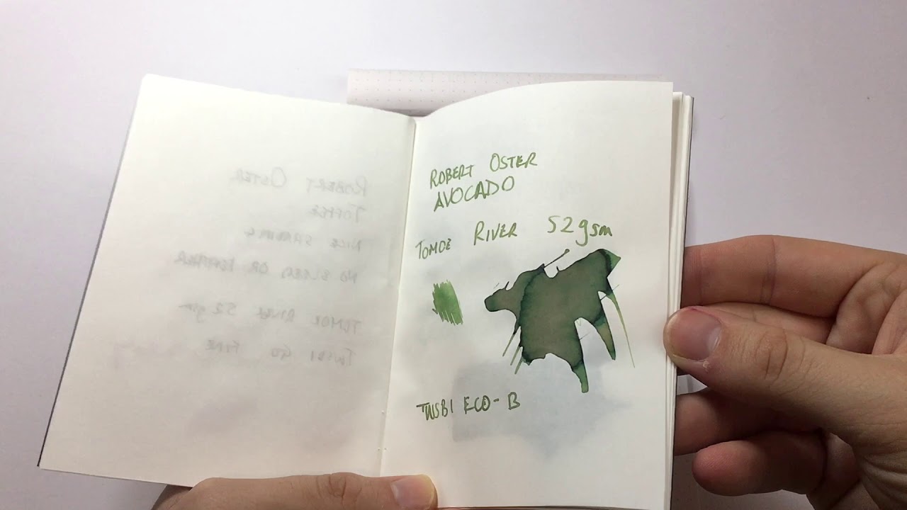 Fountain Pen Ink Review: Robert Oster Avocado
