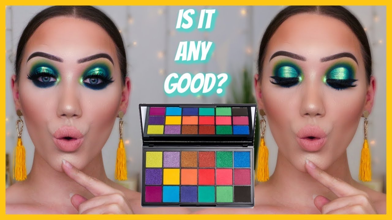PART 1 - TESTING THE NEW TAMMI x MAKEUP REVOLUTION TROPICAL CARNIVAL PALETTE | MAKEMEUPMISSA