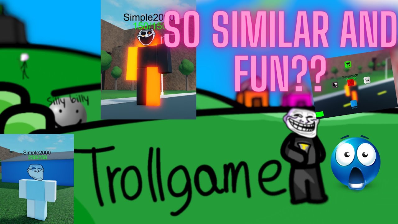 Why does is this game so similar to Trollge covnentions??? (troll game