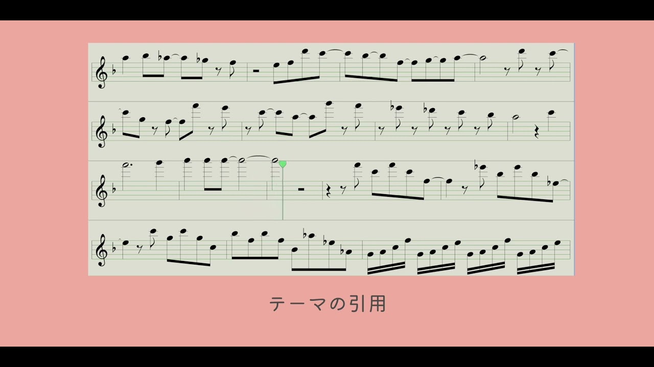 Beatriceのコード進行の書きソロ