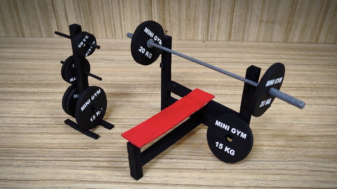Miniature Gym| Part 2| Bench Press and Barbell Page