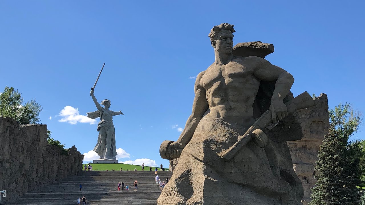 Поездка в Крым #6. Дорога через Волгоград. Посетили Мамаев-Курган (Родина Мать)