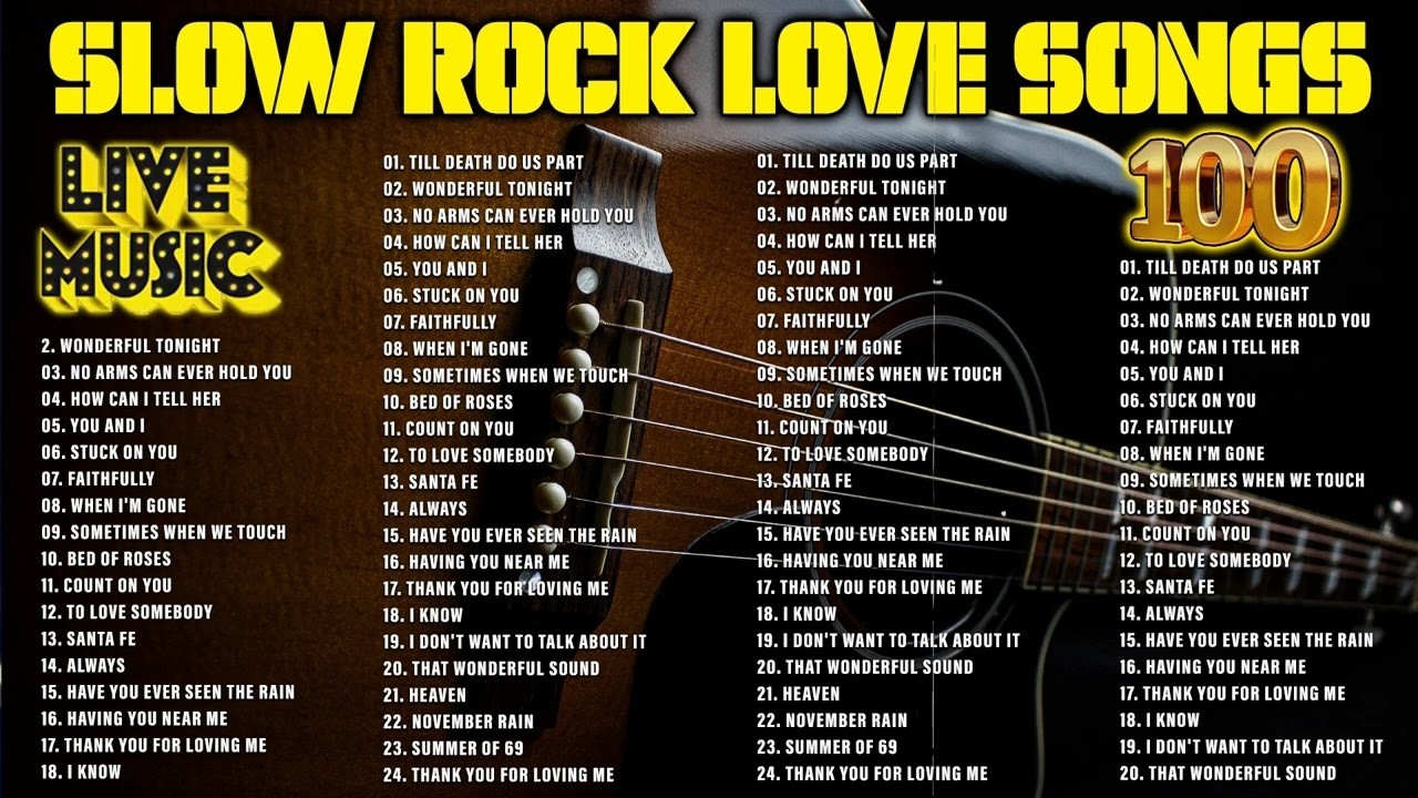 Led Zeppelin, Scorpions, Aerosmith, BonJovi, The Eagles🤘Greatest Hits Slow Rock Ballads 70s 80s 90s