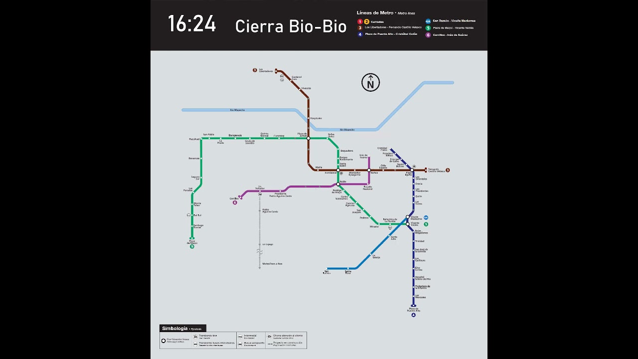 Cierre del Metro de Santiago 18/10/19