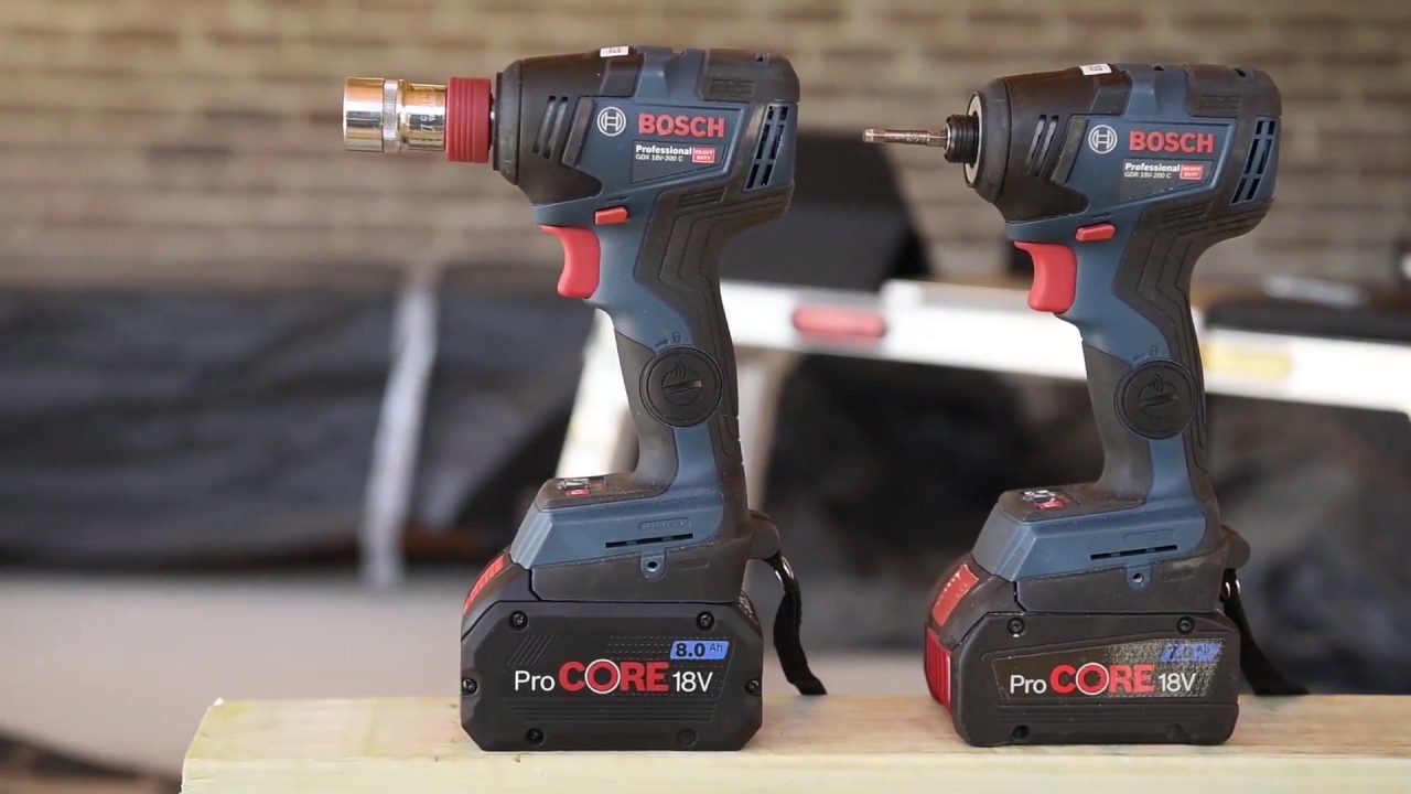 Bosch GDR 18V 200C and the GDX 18V 200c