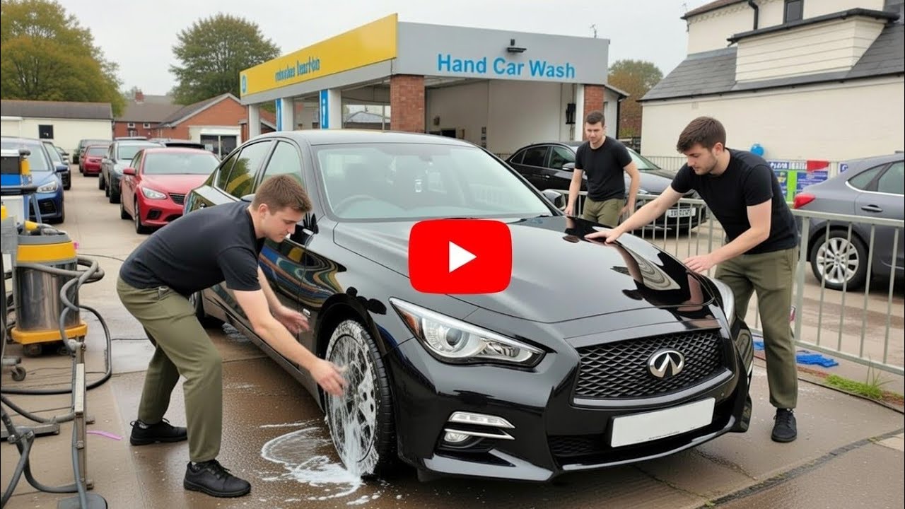 Taking my 2.0 turbo Infiniti to the car wash