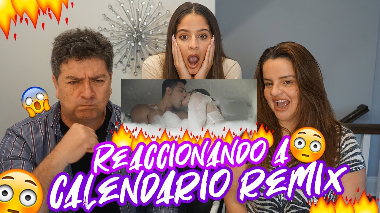 FAMILIA LEGARDA REACCIONANDO A CALENDARIO REMIX!!! MI PAPÁ SE PONE BRAVO 😡