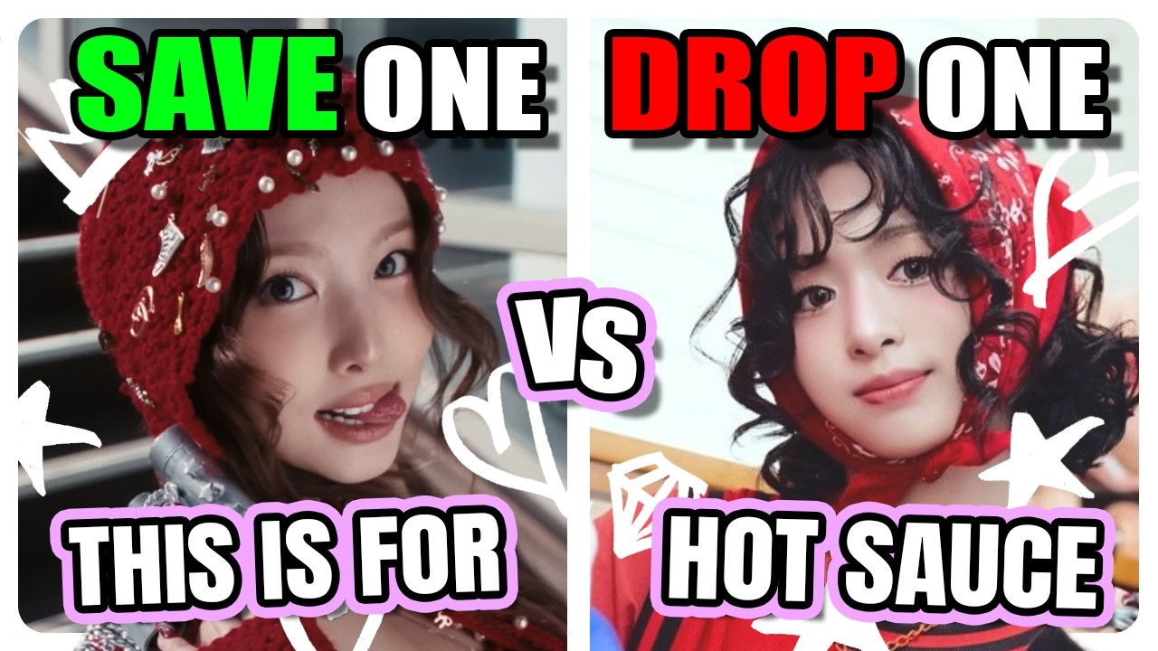 Save ONE, Drop ONE ✨ Girl Groups 2025 🎶 Kpop quiz game