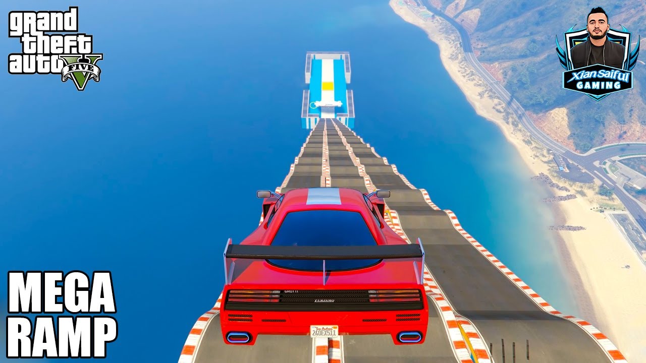 GTA 5 Online Mega Ramp Madness | XianSaiful Gaming