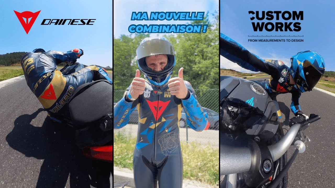MA NOUVELLE COMBINAISON DAINESE 100% PERSO 🤯 Mugello RR D-Air Custom Works