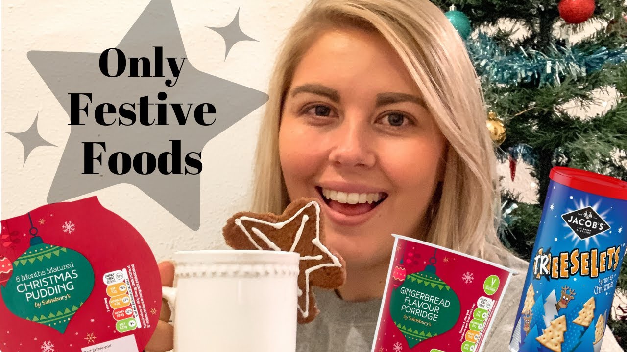 Only Eating Festive UK Foods For A Full Day 🎄✨🥂