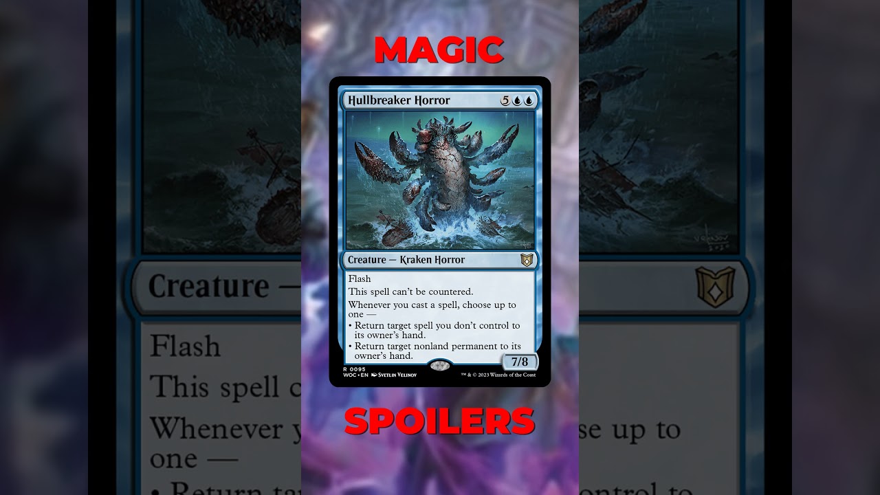 Magic Spoilers! Wilds of Eldraine Commander | Hullbreaker Horror