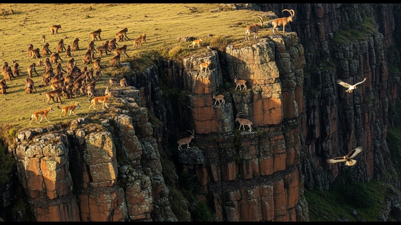 Relaxing Trek In Ethiopia: The Simien Mountains — Gelada Baboons, Walia Ibex & Ethiopian Wolf