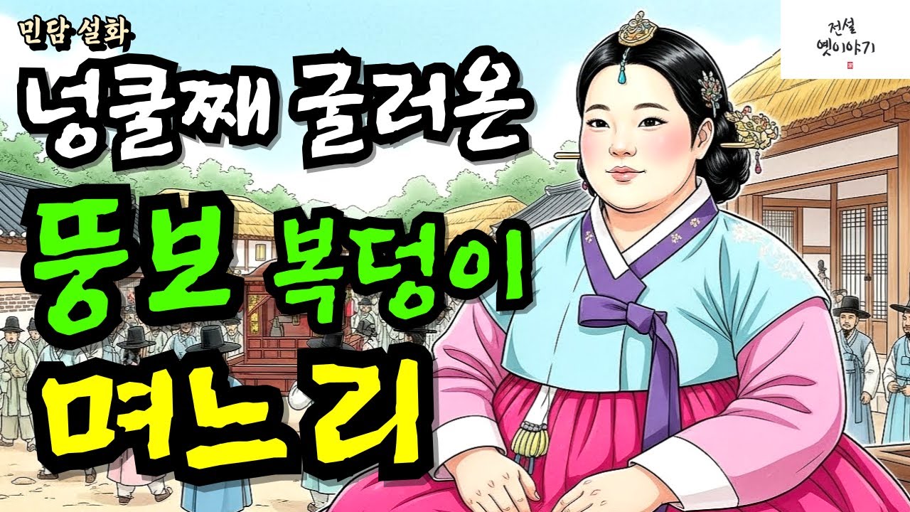 넝쿨째 굴러온 복덩이 며느리.. 덩쿨째 굴러온 뚱보 며느리 | 야담, 민담, 설화, 전설, 옛날이야기