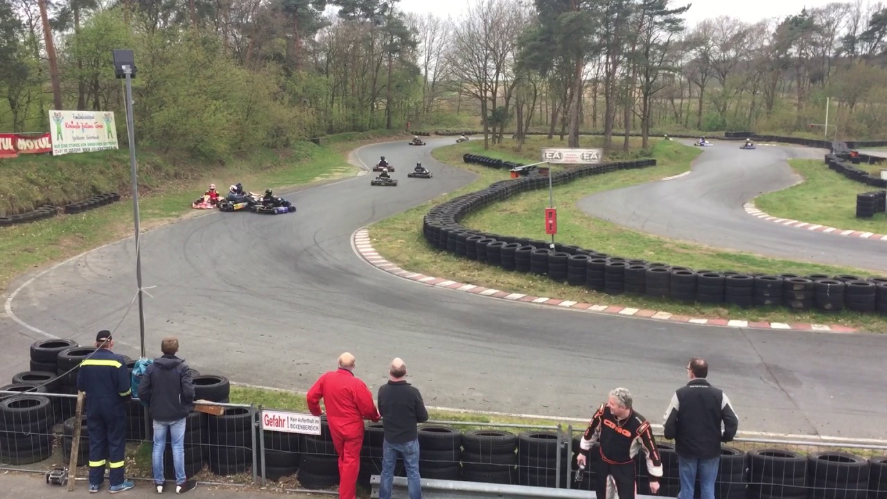 Kart Crash (SA250 Race Start + Crash) | Kartbahn Emsbüren | 15.06.2017