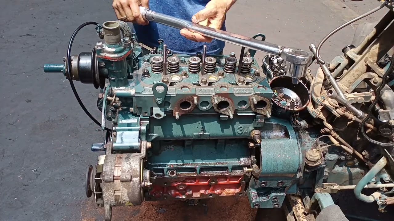 #tractor #engine Kubota D1302-DI/L1-18, installed piston rings,bleed,start up,