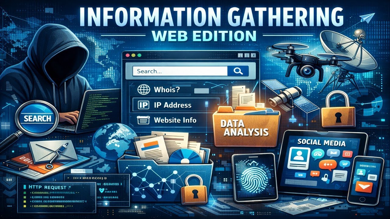 Web Information Gathering Mastery 🔥 | أسرار جمع المعلومات عن المواقع