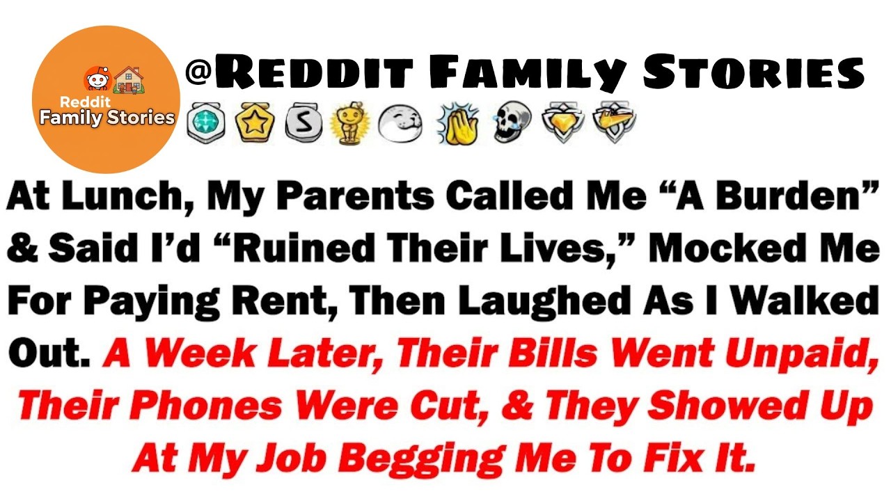 At Lunch, My Parents Called Me “A Burden” & Said I’d “Ruined Their Lives” Mocked Me For Paying