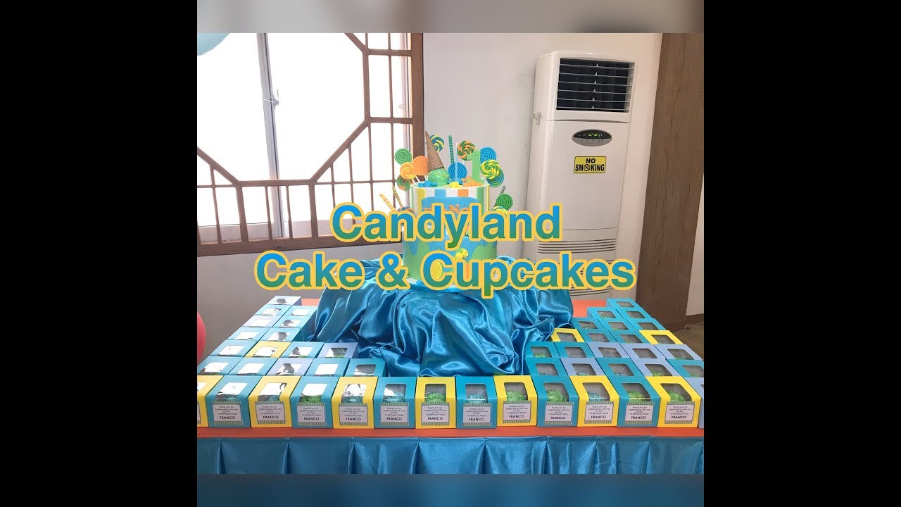 Candyland cake & cupcakes by Mau's Cupcake (Franco's 1st Birthday)
