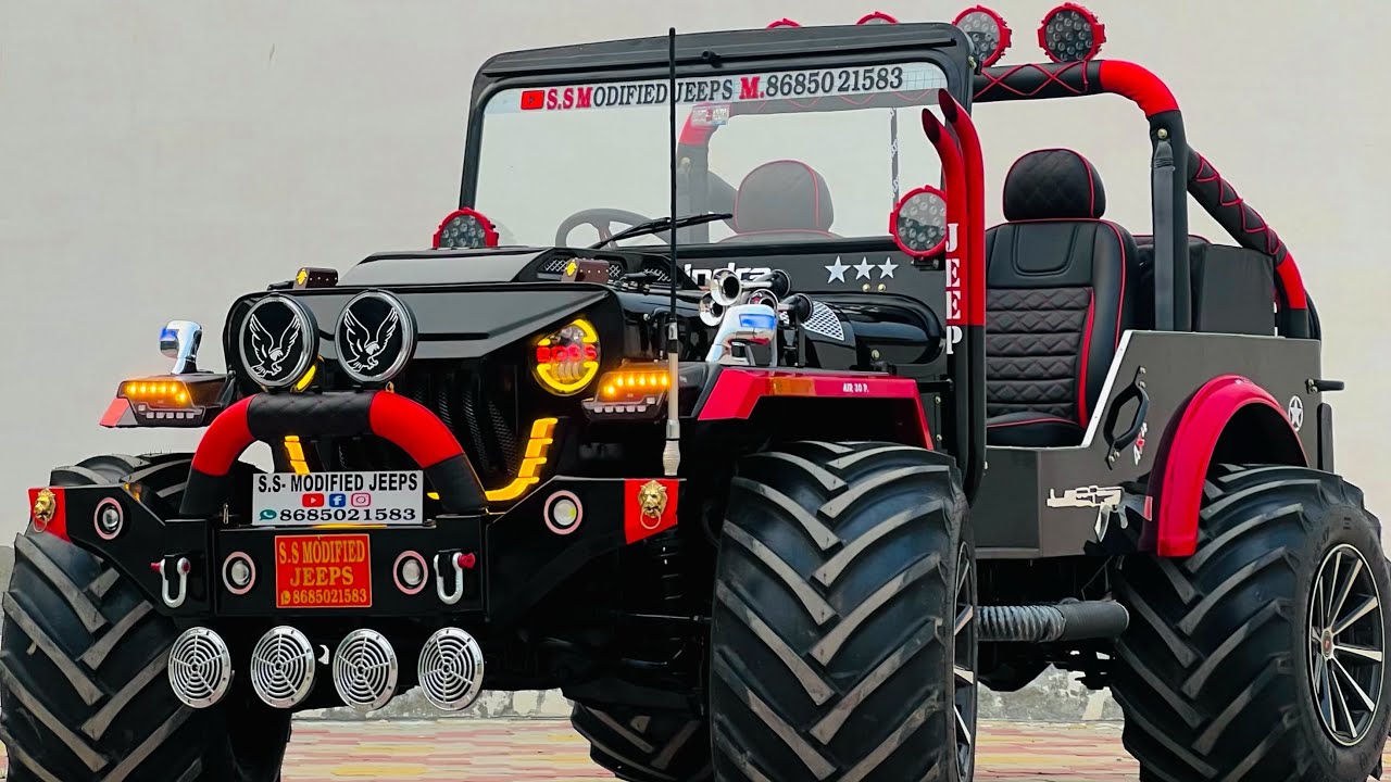 New Modified Jeep Ready For Jalor Rajasthan