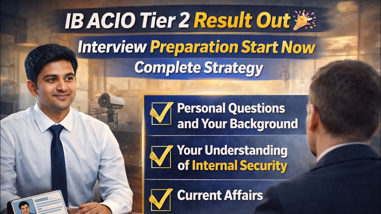 IB ACIO Tier 2 Result Out | How to Prepare for IB ACIO Interview | #ibacio #ibaciointerview