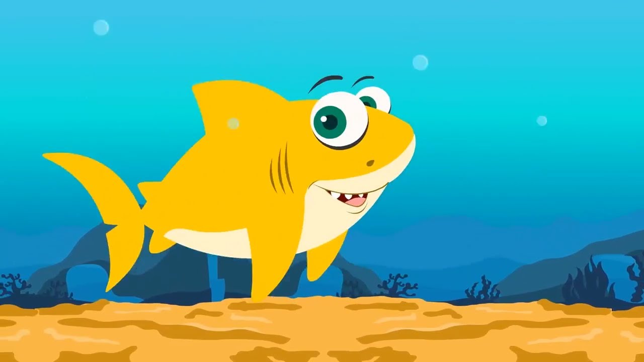Baby Shark Song for Children! | Shark Family Nursery Rhyme | Kids Learning Videos