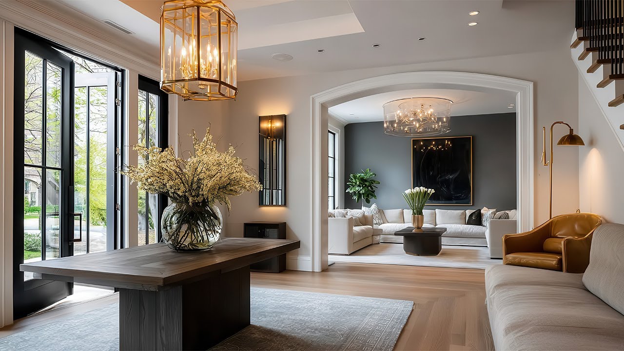 Quiet Luxury Design 101: Connecting Your Foyer and Living Space
