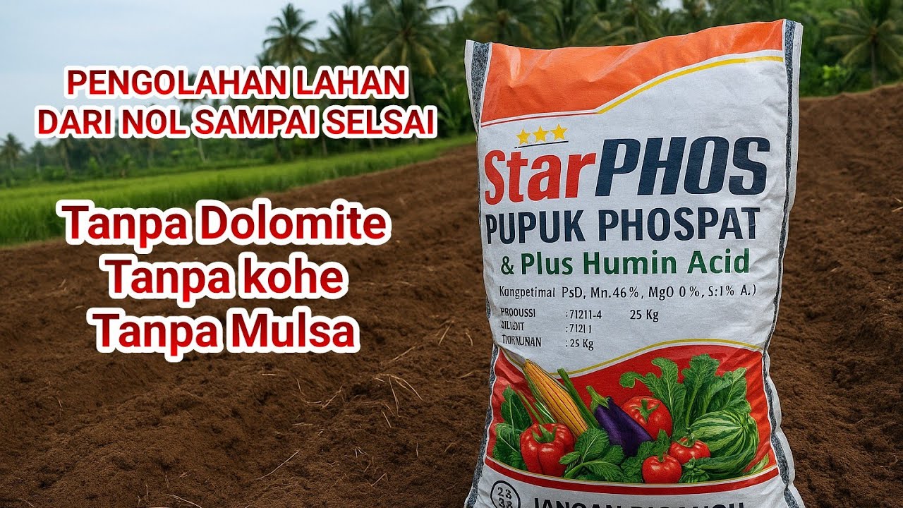PROSES PENGOLAHAN LAHAN DARI NOL SAMPAI SIAP TANAM.. PEMULA WAJIB TAU INI..