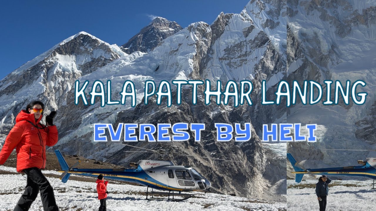 Everest Base Camp Heli Tour | Kala Patthar Landing from Pokhara 🚁🏔️