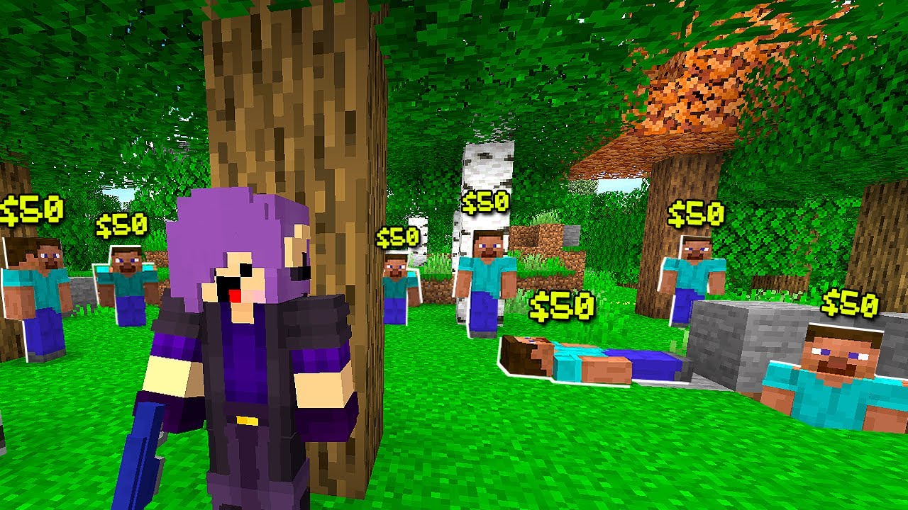 Cacei fãs no Minecraft por Dinheiro