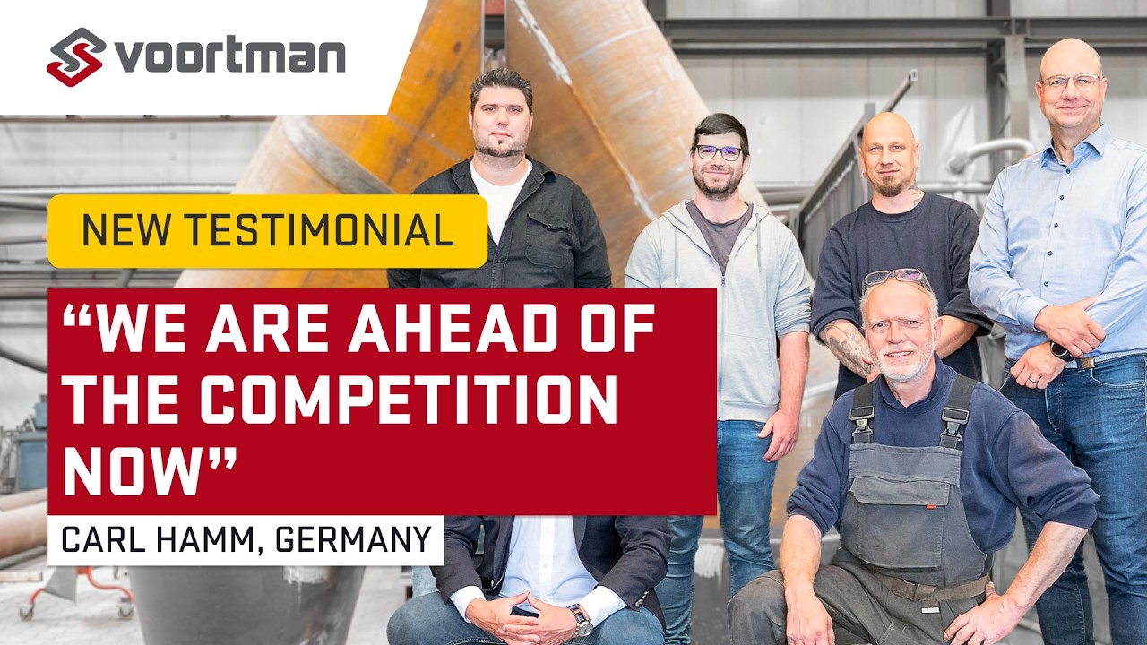 Carl Hamm: up to 30% faster pipeline construction with their new Voortman MO machine!