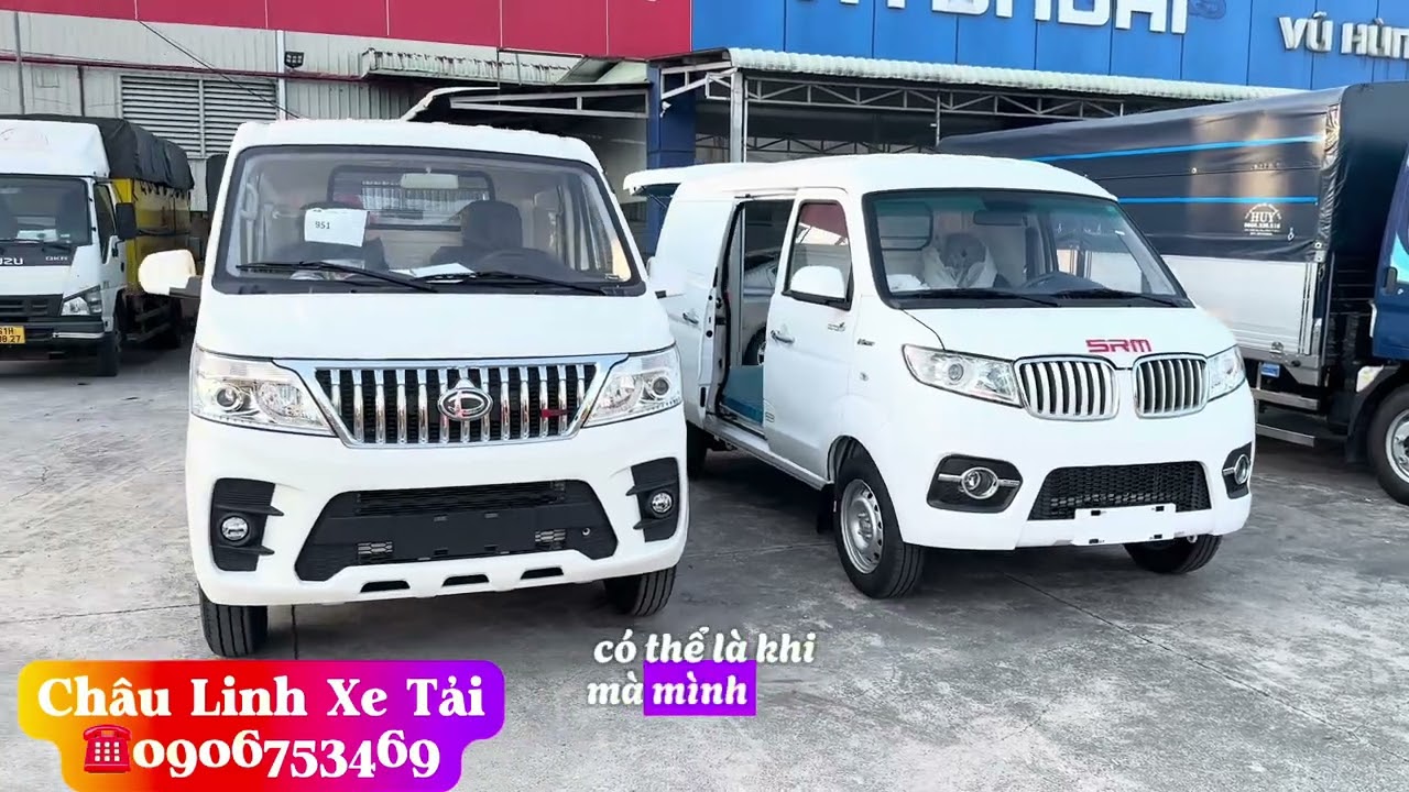 So S&aacute;nh- Đ&aacute;nh Gi&aacute; Xe Tải Van 2 Chỗ Teraco V6 v&agrave; SRM X30i.