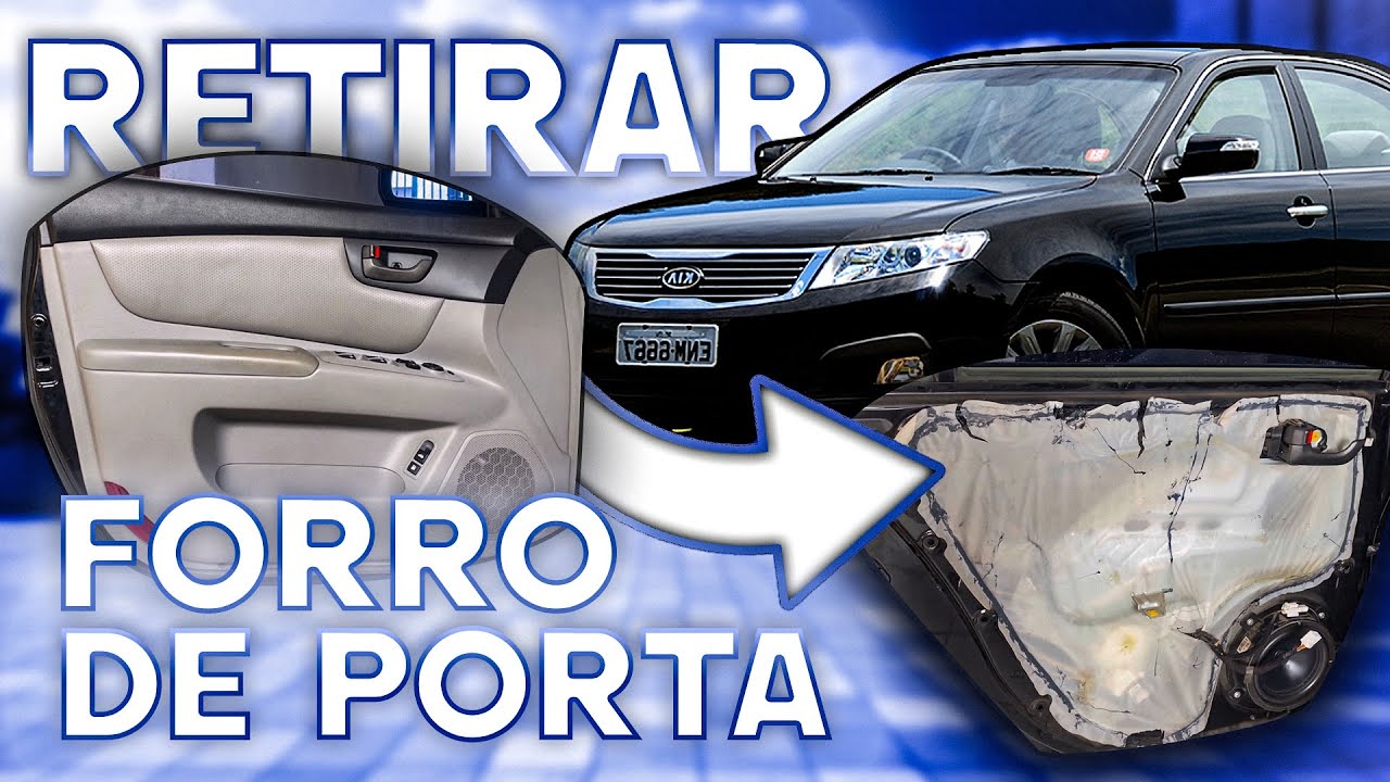Como retirar os forros de portas do Kia Magentis (Procedimento parecido para outros carros da marca)